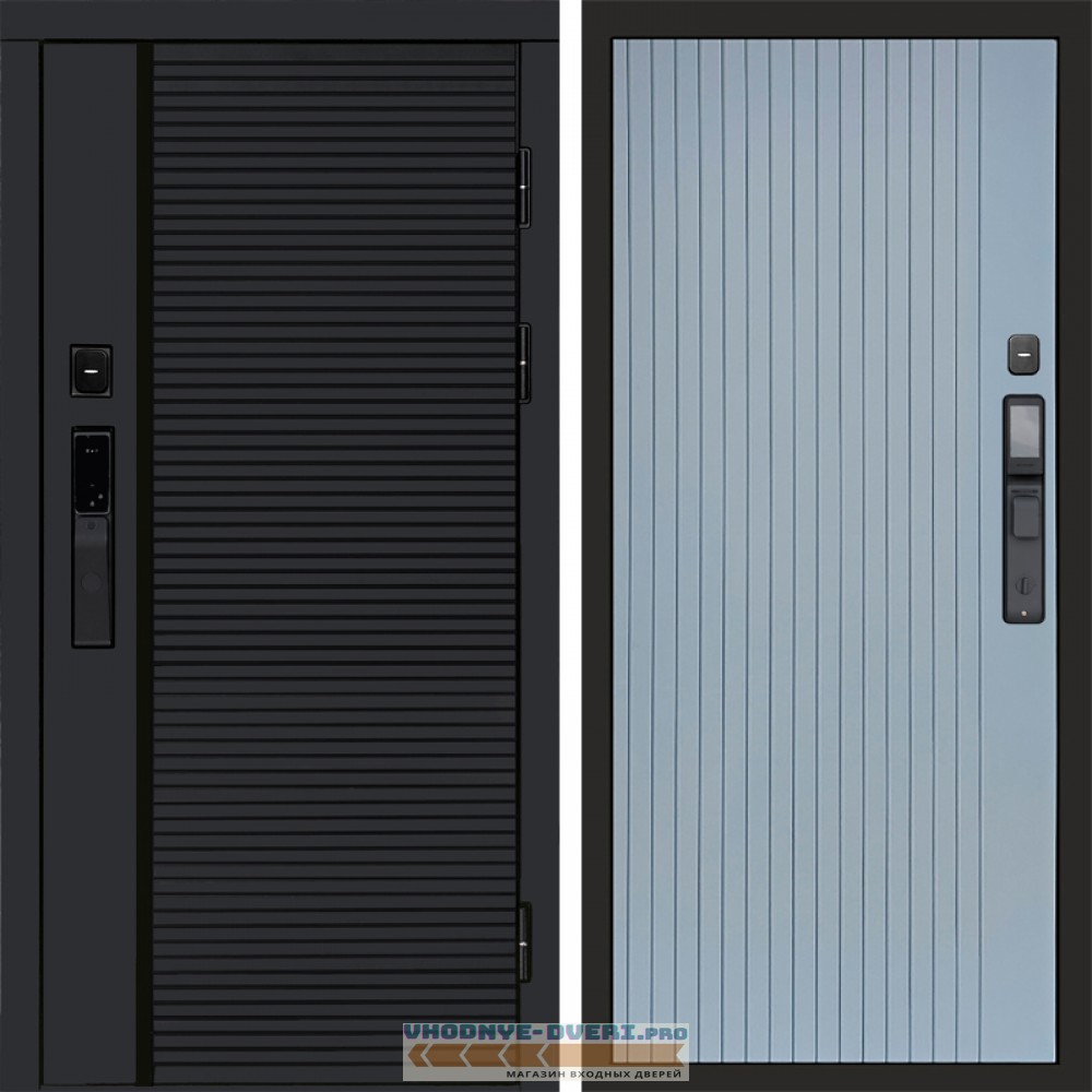 Termo Door  Smart (Смарт) Black Line Flat Grey Софт